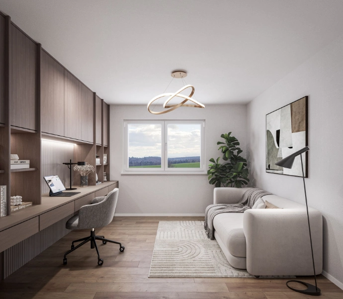 Innenvisualisierung Büro