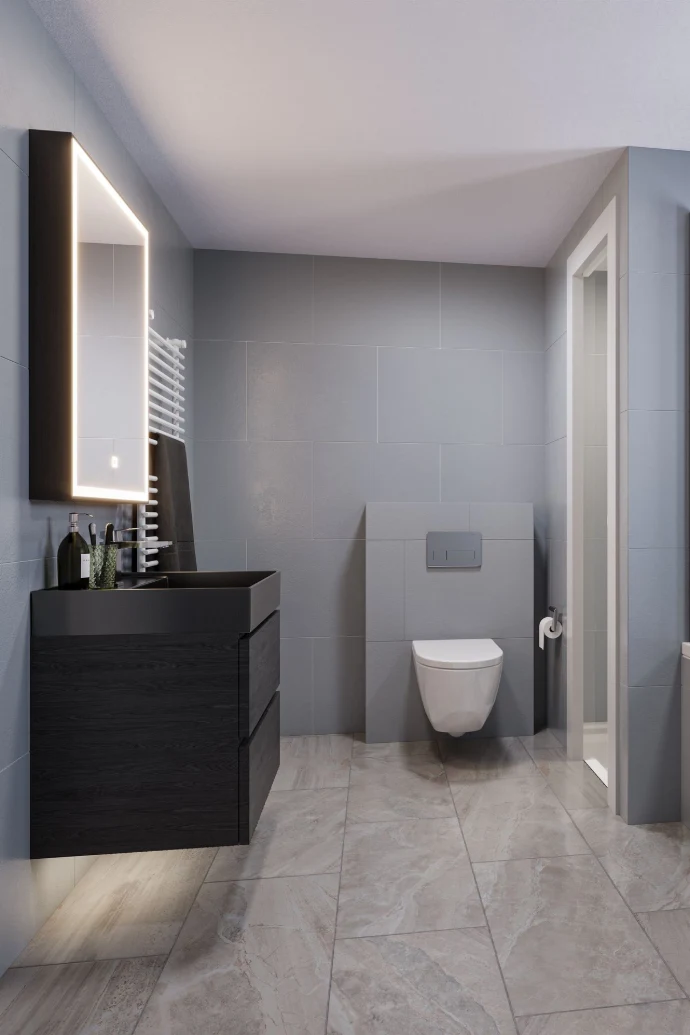3D Visualisierung Badezimmer