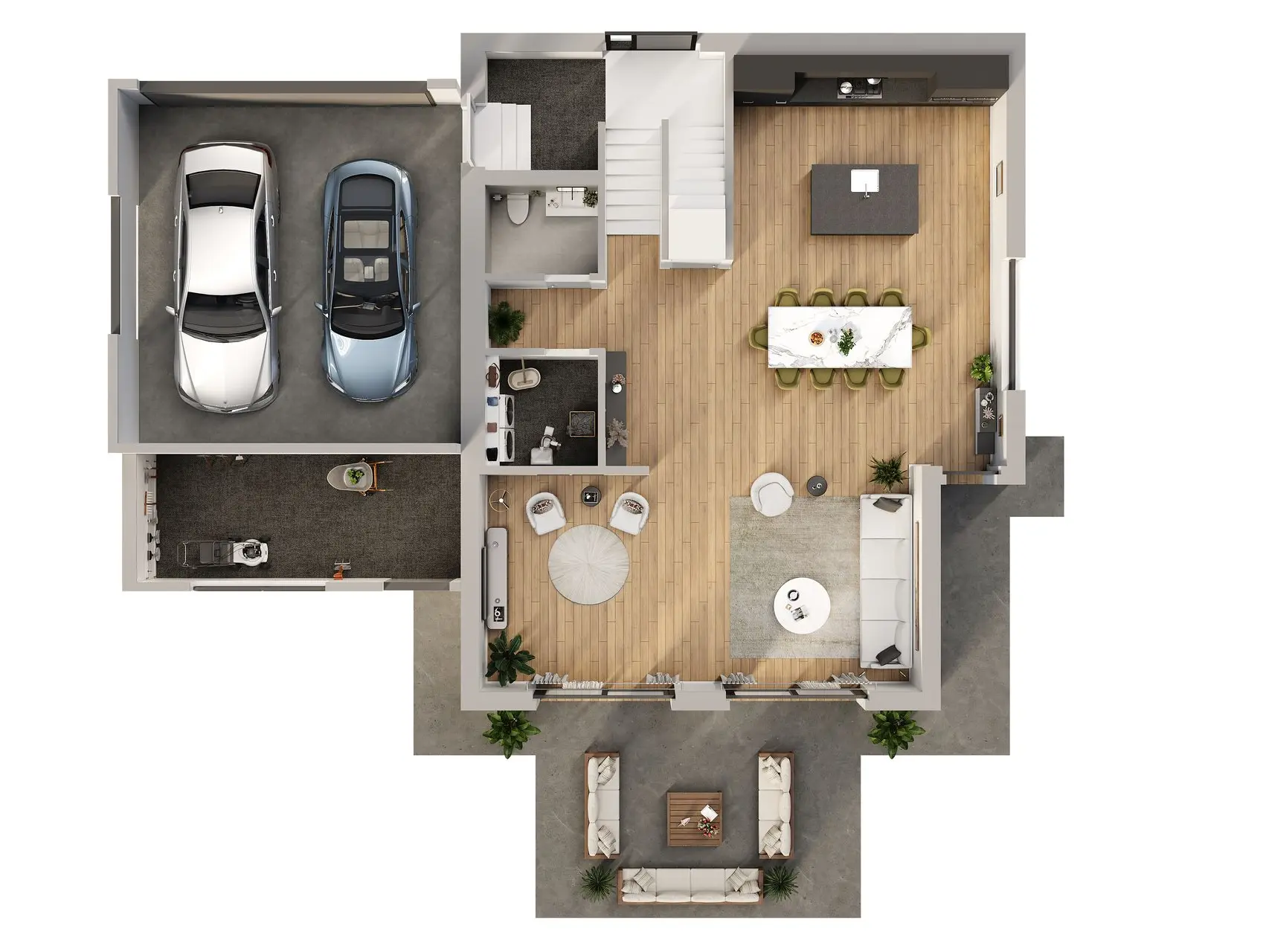 3D Grundrissvisualisierung 3D Grundrissvisualisierung