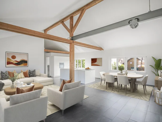 Virtual Staging Wohnzimmer
