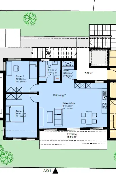 Grundrissplan