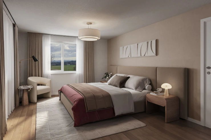 Visualisierung Schlafzimmer Visualisierung Schlafzimmer