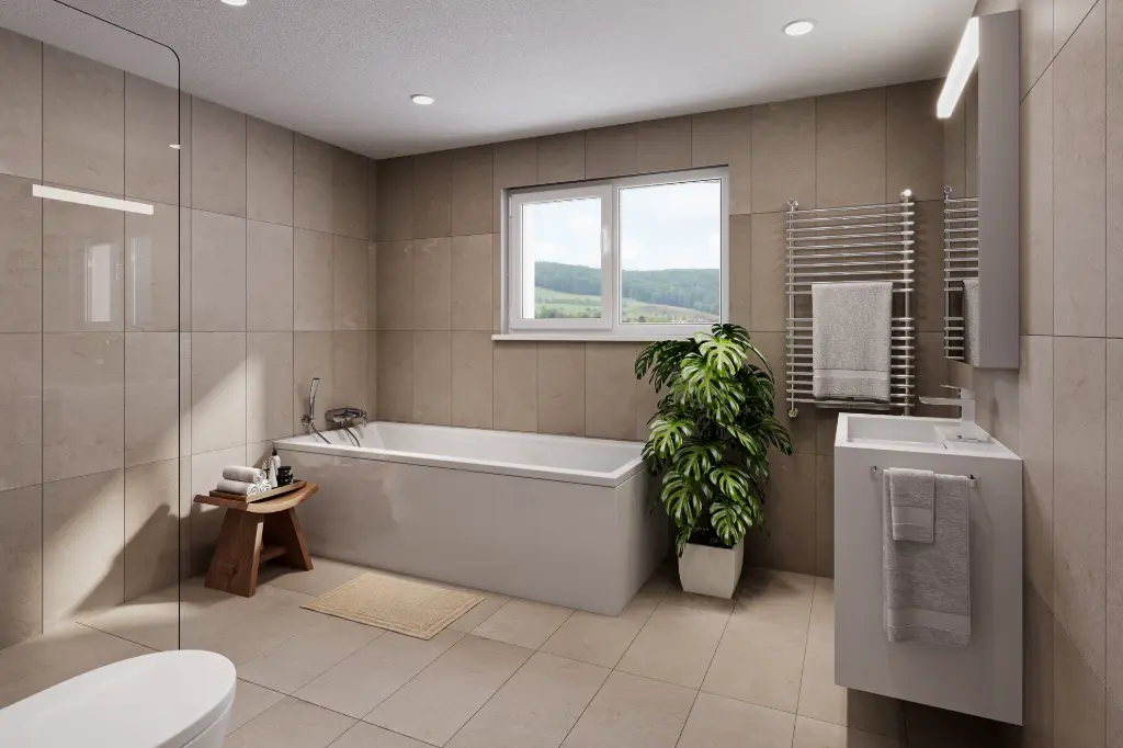 3D Visualisierung Badezimmer