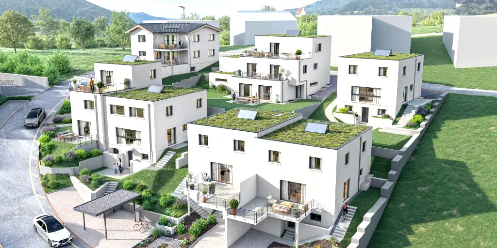 3D Visualisierungen Einfamilienhäuser Doppeleinfamilienhäuser Neubau Projekt Schweiz