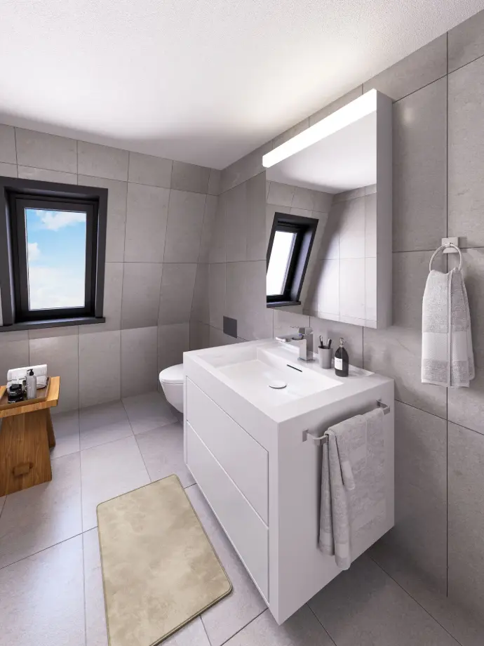 Virtuelle Renovation Badezimmer