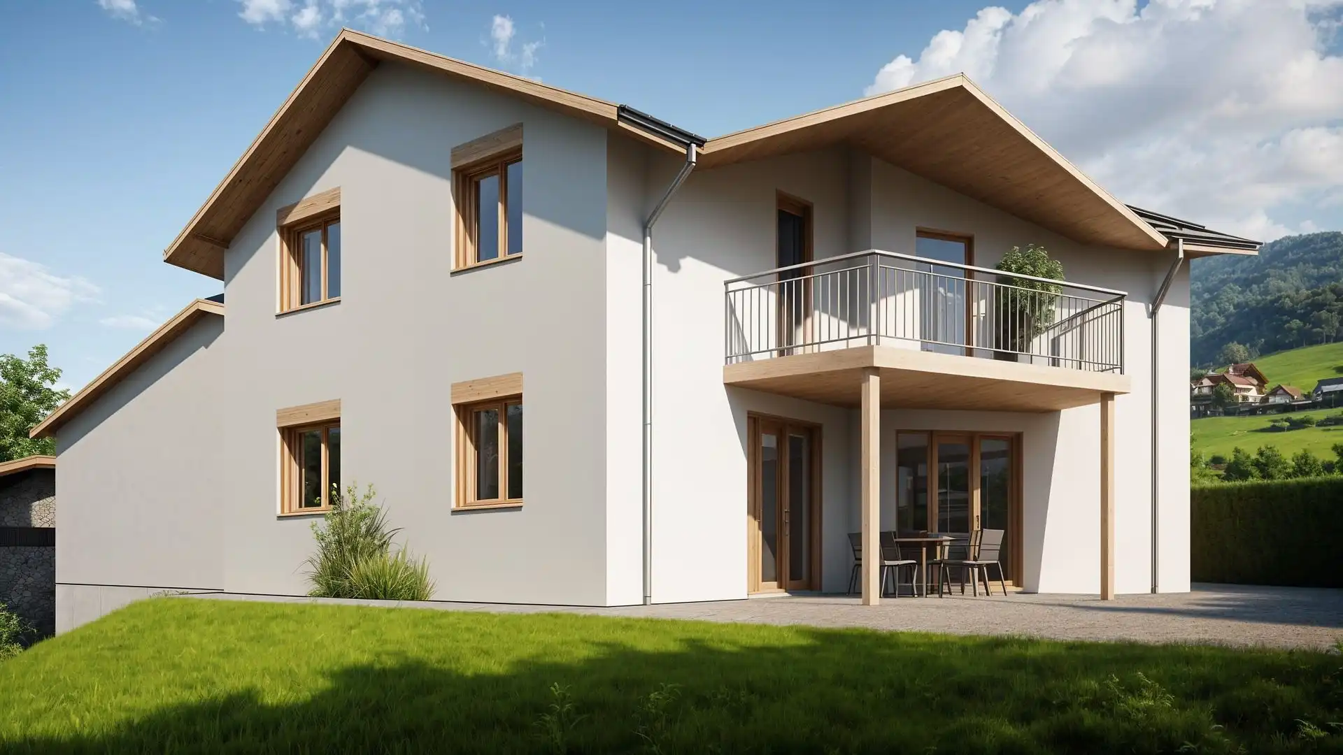 Aussenvisualisierung EFH (Einfamilienhaus)